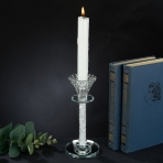 YW-00107 (36) Подсвечник из стекла, 6*18 см 