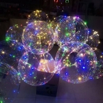 YW-00138/1 Воздушный шар Baby Balls, d=50см с 50 LED подсветкой,желтая разборная ручка 97 см