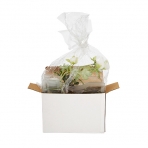 BL-03500 (16) 18,5*7*15см. Подсвечник-композиция со свечей и цветами