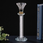 M-YW-62124 (36) Подсвечник из хрустального стекла, 7*7*21,5см.