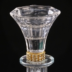 M-YW-62124 (36) Подсвечник из хрустального стекла, 7*7*21,5см.