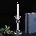 M-YW-62126 (36) Подсвечник из хрустального стекла, 7*7*18 см.