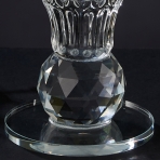 M-YW-62145 (120) Подсвечник из хрустального стекла, 5*5*8см.