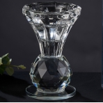 M-YW-62148 (100) Подсвечник из хрустального стекла, 5*5*8,5см.