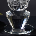 M-YW-62150 (100) Подсвечник из хрустального стекла, 7*7*7 см.