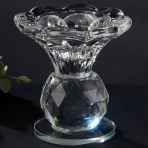 M-YW-62151 (100) Подсвечник из хрустального стекла, 7*7*7см.