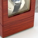 M-YW-62270 (9) Шкатулка деревянная лакированная для часов с моторчиком вращающим часы, 13*13,5*15,5