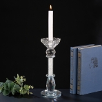 M-YW-061101 (24) Подсвечник из хрустального стекла с насыпными стразами, 9*9*24,5 см.