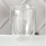 SA-041562 (100) Стеклянный стакан с двойными стенками,  350 мл.  h=11см. d=9см