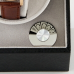 M-YW-63226-IP (9) Шкатулка для часов из искусственной кожи, 12*13*16 см.