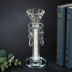 YW-05317 (48) Подсвечник из хрустального стекла, 7*7*19см.