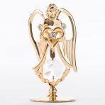 M-U-3979  (144) Ангел на подставке с хрусталиком 4х3х6,7 см