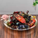 M-UF-812242M/SL (24) Тарелка для сладостей, 21*18,5*2см.