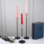 M-YW-041620 (30) Набор из 3-х подсвечников, металл, D=8 H=22,5/27/32,5см.