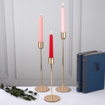 M-YW-041622 (30) Набор из 3-х подсвечников, металл, D=8 H=23,5/28/33,5см.