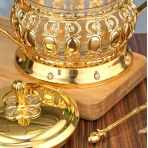 BC-19343/PG (24) Сахарница с ложкой 200 мл 16,5*10,5*12 см