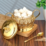 BC-19343/PG (24) Сахарница с ложкой 200 мл 16,5*10,5*12 см