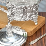 BC-28545/SL (24) Сахарница с ложкой 200 мл 15,5*9,5*12,5 см