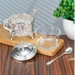 BC-28545/SL (24) Сахарница с ложкой 200 мл 15,5*9,5*12,5 см