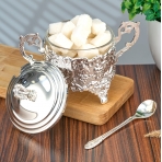 BC-28545/SL (24) Сахарница с ложкой 200 мл 15,5*9,5*12,5 см