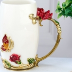 M-75105 (24) Кружка фарфоровая с ложкой 