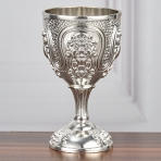 M-YW-5304 (600) Набор из 6-ти рюмок, 35 мл., 18K Silver Plated, 4,5х4,5х7,5 см.