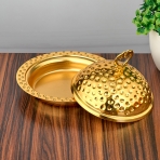 M-YW-5332 (48) Икорница металлическая, 17,5х17,5х11,5 см.