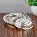 M-YW-5333 (48) Икорница металлическая, 17,5х17,5х11,5 см.