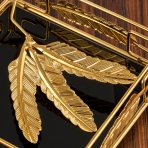 M-YW-5336 (24) Салфетница металлическая, 16,5х16,5х7,5 см.