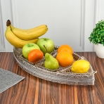 M-YW-28028 (10) Менажница с 4-мя стеклянными съемными чашами, 50,5х24х7 см.