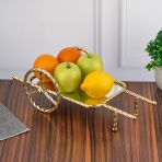 M-JX-16803 (6) Поднос сервировочный зеркальный "Телега", 40х13х22 см.