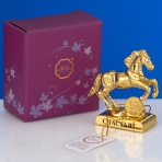 M-U-0009/1LG (192) Лошадь с монеткой и пожеланием 