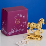 M-U-0010/1LG (192) Лошадь с монеткой и пожеланием 