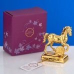 M-U-0010/2LG (192) Лошадь с монеткой и пожеланием 