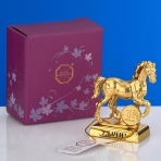 M-U-0010/3LG (192) Лошадь с монеткой и пожеланием 