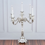 M-YW-041721 (24) Канделябр пятирожковый, металлический, 30х30х30 см.