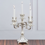 M-YW-041721 (24) Канделябр пятирожковый, металлический, 30х30х30 см.