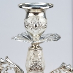 M-YW-041723 (24) Канделябр трехрожковый, металлический, 30,5х14,5х28,5 см.