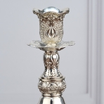 M-YW-041647 (48) Набор из 2-х подсвечников, 18K Silver Plated, 10,5х10,5х17 см.,