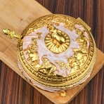 M-YW-041653 (48) Сахарница с крышкой и ложечкой 