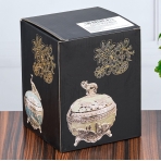 M-YW-041653 (48) Сахарница с крышкой и ложечкой 