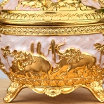 M-YW-041653 (48) Сахарница с крышкой и ложечкой 