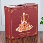 M-YW-5342 (30) Набор из 6 рюмок на подносе с кувшыном, 35/220мл., 4,5х7/12х7х22,5/24,5х24,5х1,5 см.