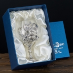 M-96237 (12) Бокал для виски и коньяка "Герб России", 700 мл., 18K Silver Plated, 11,5х11,