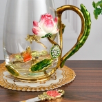 M-96303 (36) Кружка стеклянная с ложкой 