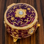 M-YW-5315/Violet (60) Шкатулка для украшений, 8,5х8,5х6 см.