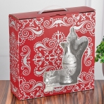 M-YW-5348 (20) Набор из 6 рюмок на подносе с кувшыном, 35мл/280мл, 6х4,5х5/12,5х7х22 см.