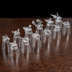 M-62037 (24) Набор из 12 стопок-перевертышей "Охотник", (35мл/стопка), d=4.2. h=7,8 см.