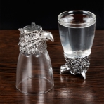 M-62037 (24) Набор из 12 стопок-перевертышей "Охотник", (35мл/стопка), d=4.2. h=7,8 см.