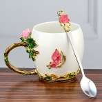 M-96332 (36) Кружка фарфорова с ложкой 